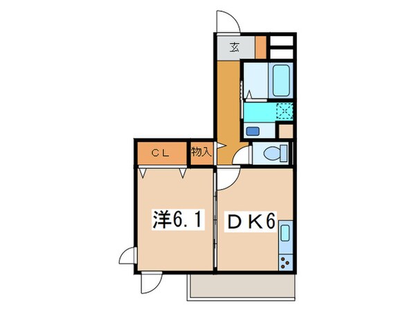 クレインリング丸山台の物件間取画像